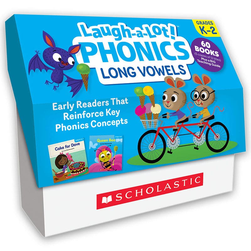 Phonics Long Vowels Classroom Set Laugh A Lot - Phonics - Scholastic Teaching Resources