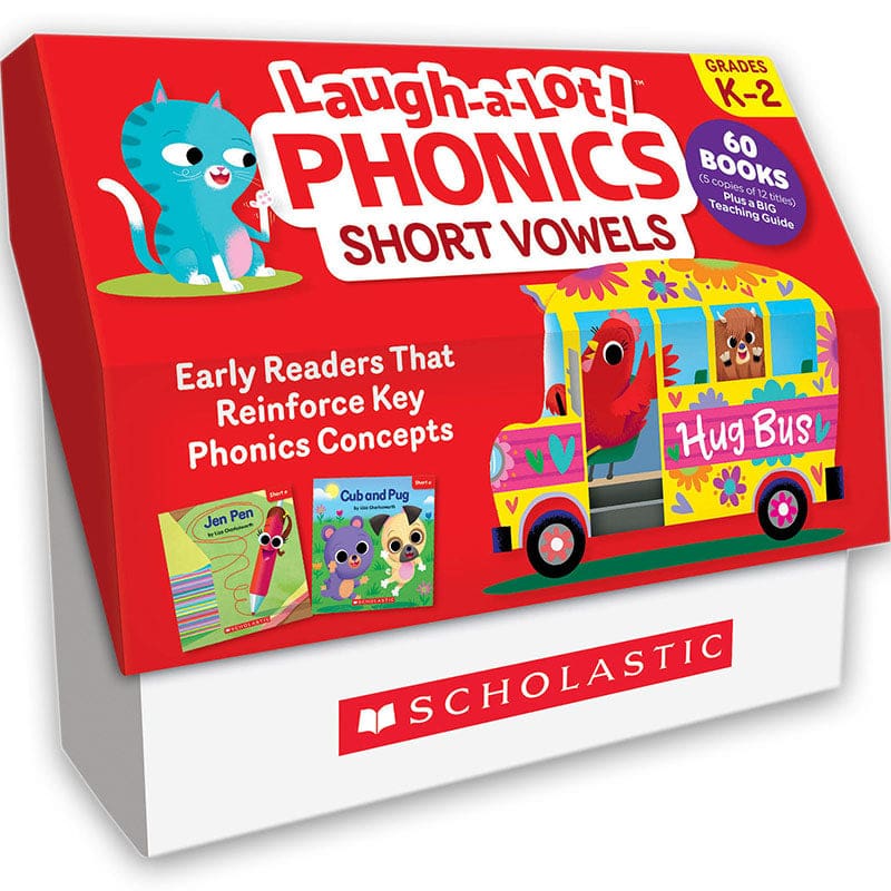 Phonics Short Vowels Classroom Set Laugh A Lot - Phonics - Scholastic Teaching Resources