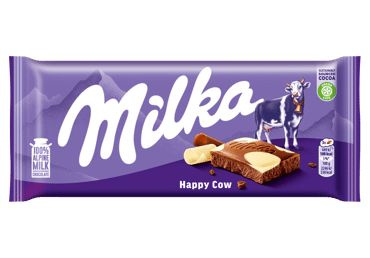 Sweet Alpine Milk Chocolate Bar Candy MILKA HAPPY COWS 3.5 oz (100 g) - Sweet