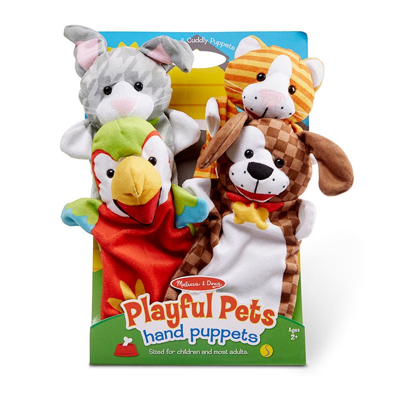 Playful Pets Hand Puppets - Puppets & Puppet Theaters - Melissa & Doug