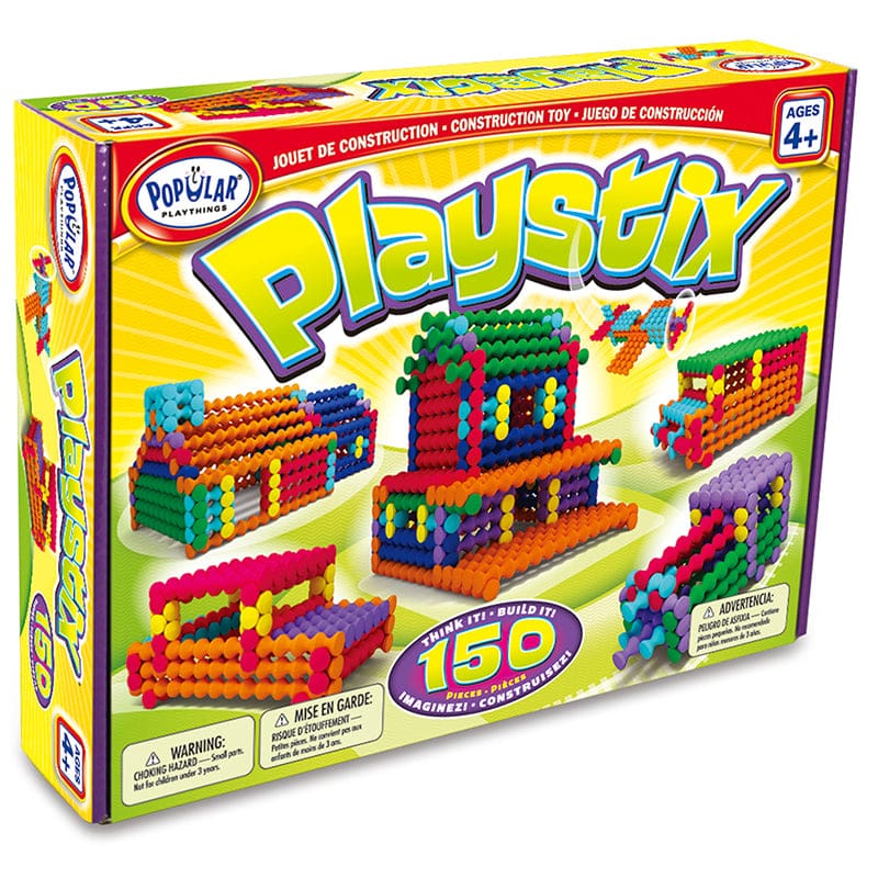 Playstix 150 Pcs - Blocks & Construction Play - Popular Playthings