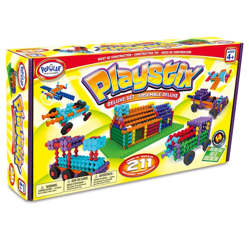 Playstix Deluxe St 211 Pcs - Blocks & Construction Play - Popular Playthings