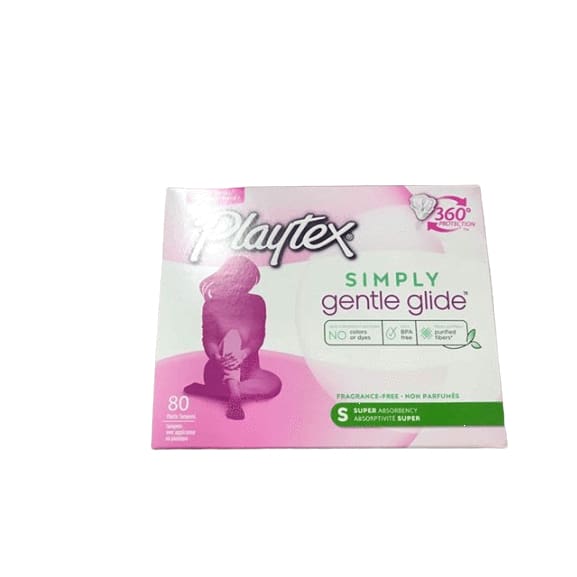 Playtex Gentle Glide 360 Tampons, 80 pk. - ShelHealth.Com