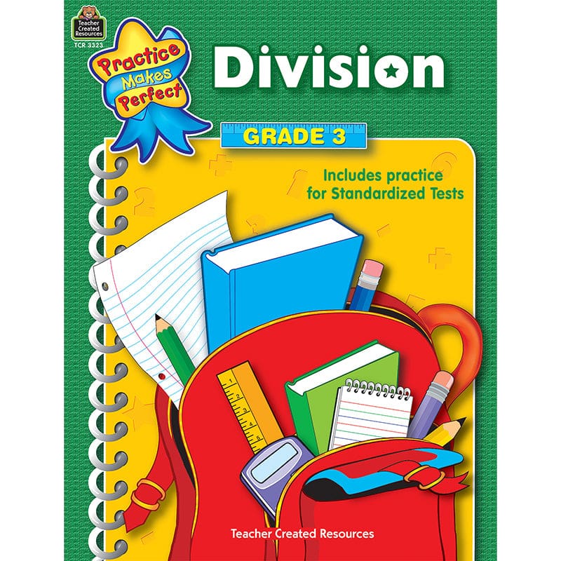 Pmp Division Grade 3 (Pack of 10) - Multiplication & Division - Teacher Created Resources