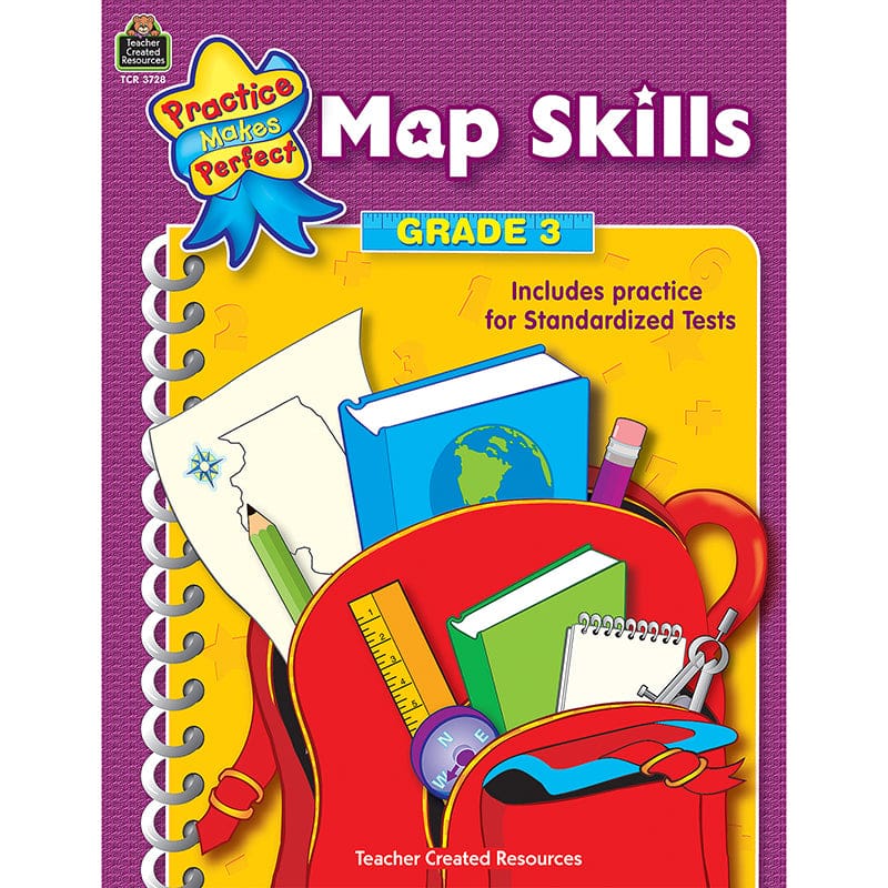 Pmp Map Skills Grade 3 (Pack of 10) - Maps & Map Skills - Teacher Created Resources