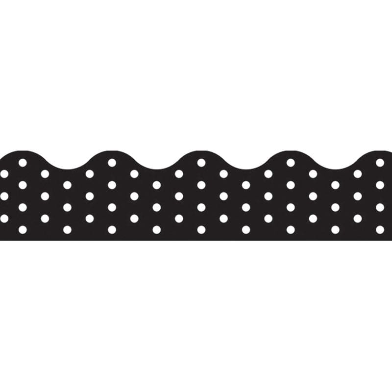 Polka Dots Black Terrific Trimmers (Pack of 10) - Border/Trimmer - Trend Enterprises Inc.