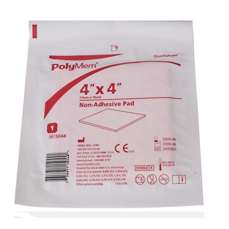 Polymem Polymem Non-Adhesive Dressing Pads 4X4 Box of 15 - Item Detail - Polymem