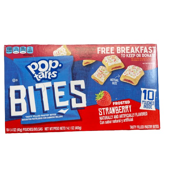 Pop-Tarts Pop-Tarts Baked Pastry Bites, Multiple Choice Flavor, 10 Ct, 14.1 Oz, Box