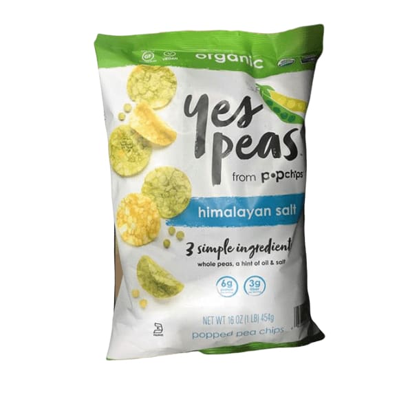 Popchips Yes Peas Himalayan Salt, 16 oz - ShelHealth.Com