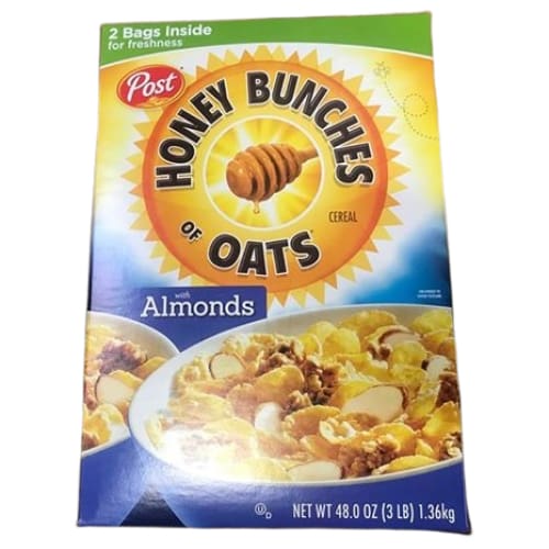 Post Honey Bunches Of Oats Walmonds 48oz Shelhealth