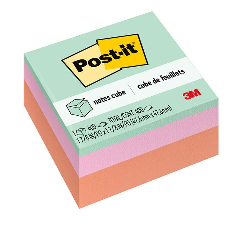 Post-It Notes Cube 2X2 400Shts Pas (Pack of 12) - Post It & Self-Stick Notes - 3M Company