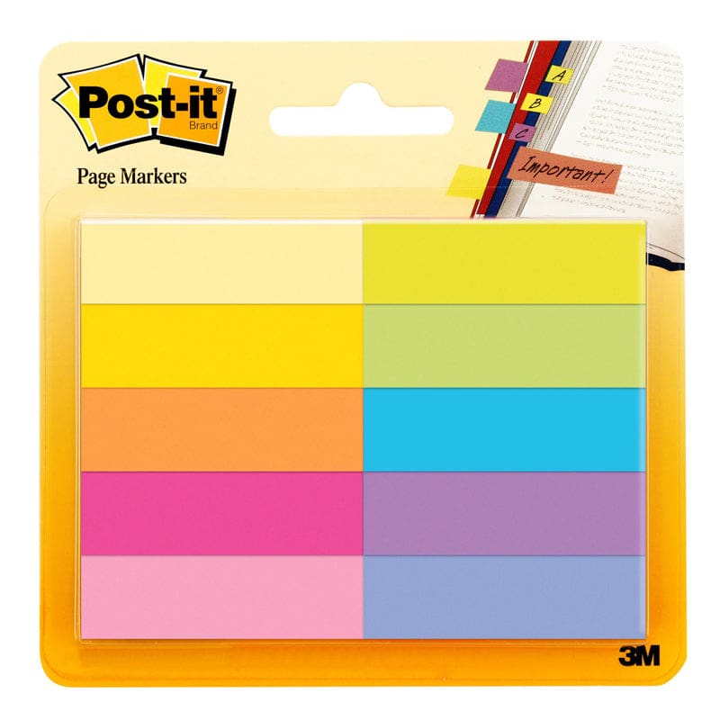 Post-It Page Markers (Pack of 8) - Post It & Self-Stick Notes - 3M Company