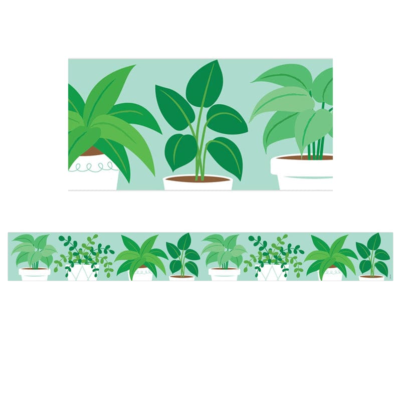 Potted Plants Border (Pack of 8) - Border/Trimmer - Creative Teaching Press