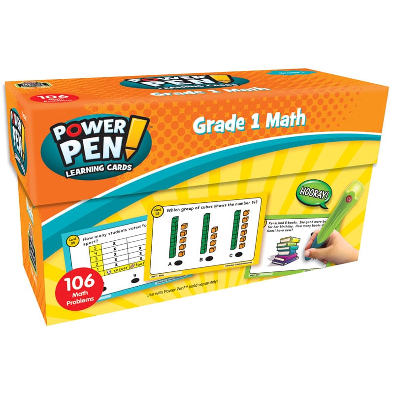 Power Pen Learning Cards Math Gr 1 (Pack of 3) - Flash Cards - Teacher Created Resources