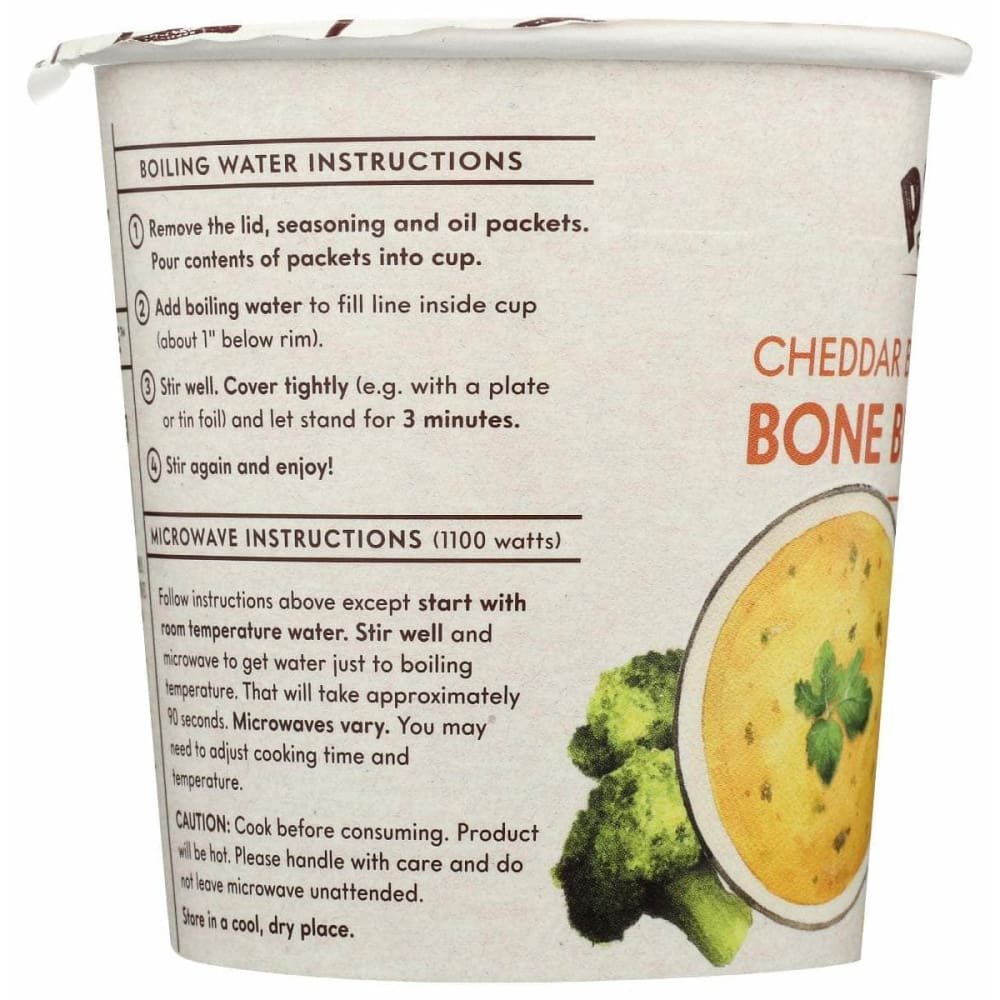 POWER PROVISIONS Grocery > Soups & Stocks POWER PROVISIONS: Cheddar Broccoli Bone Broth Soup, 1.4 oz