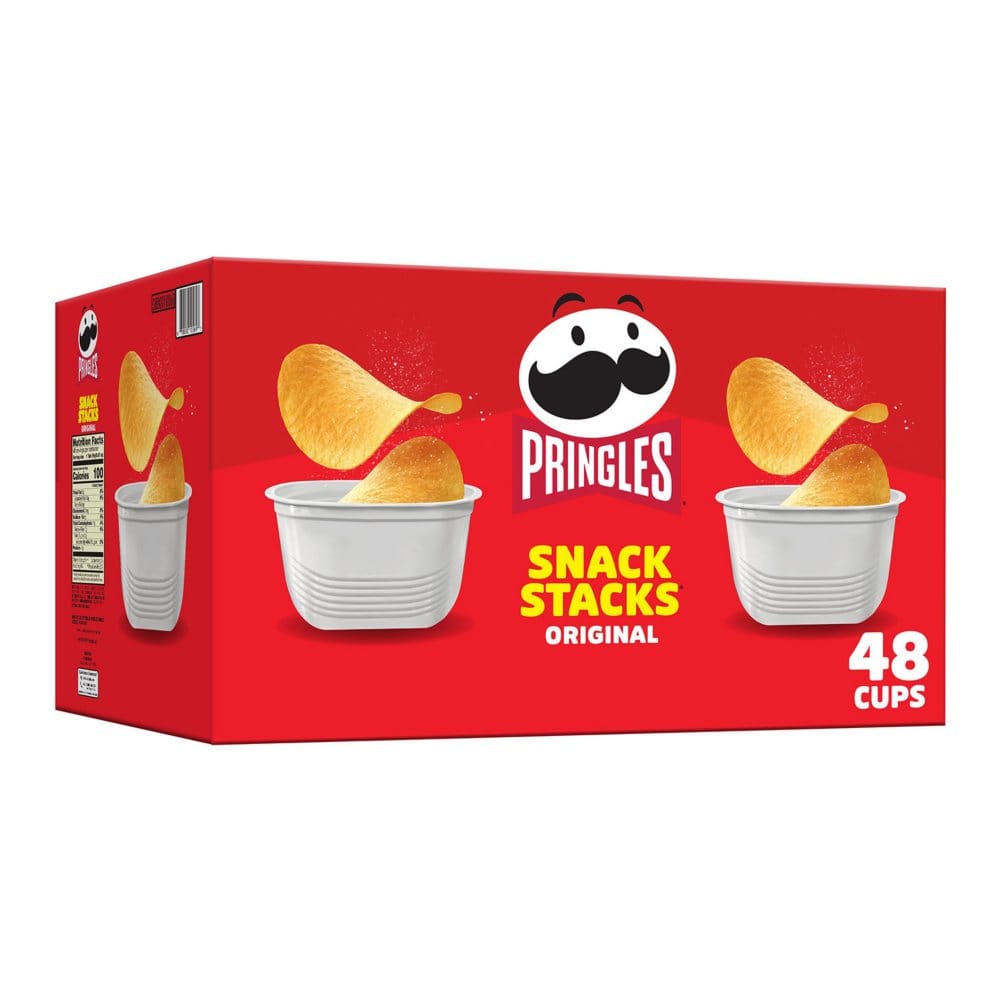 Pringles Snack Stacks Potato Crisps Chips Original Flavor (0.67 oz. 48 ct.) - Chips - Pringles Snack