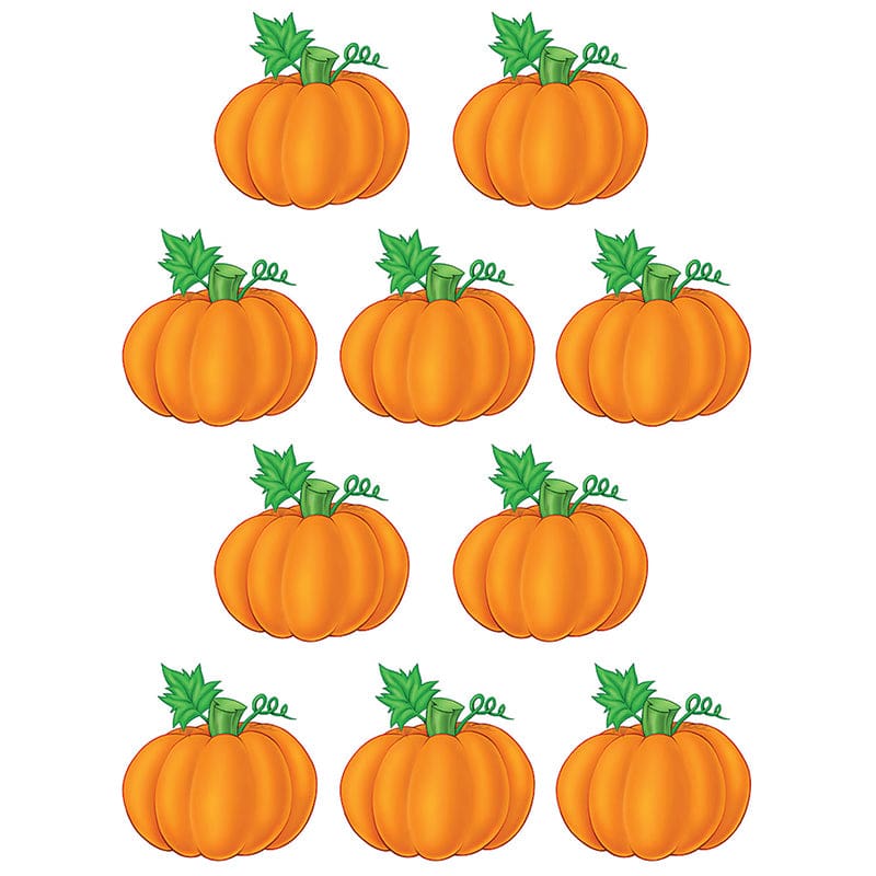 Pumpkins Accents (Pack of 8) - Holiday/Seasonal - Teacher Created Resources