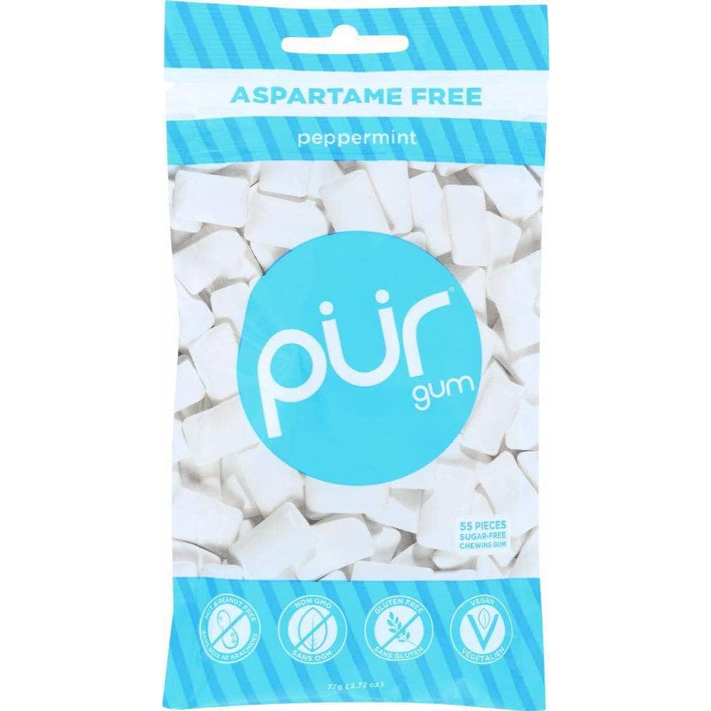 PUR GUM Pur Gum Peppermint Gum, 2.72 Oz