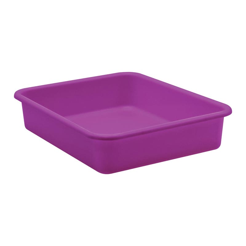 Purple Large Plastic Letter Tray (Pack of 8) - Storage Containers - Teacher Created Resources