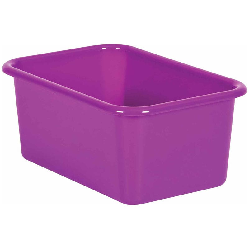 Purple Small Plastic Storage Bin (Pack of 10) - Storage Containers - Teacher Created Resources