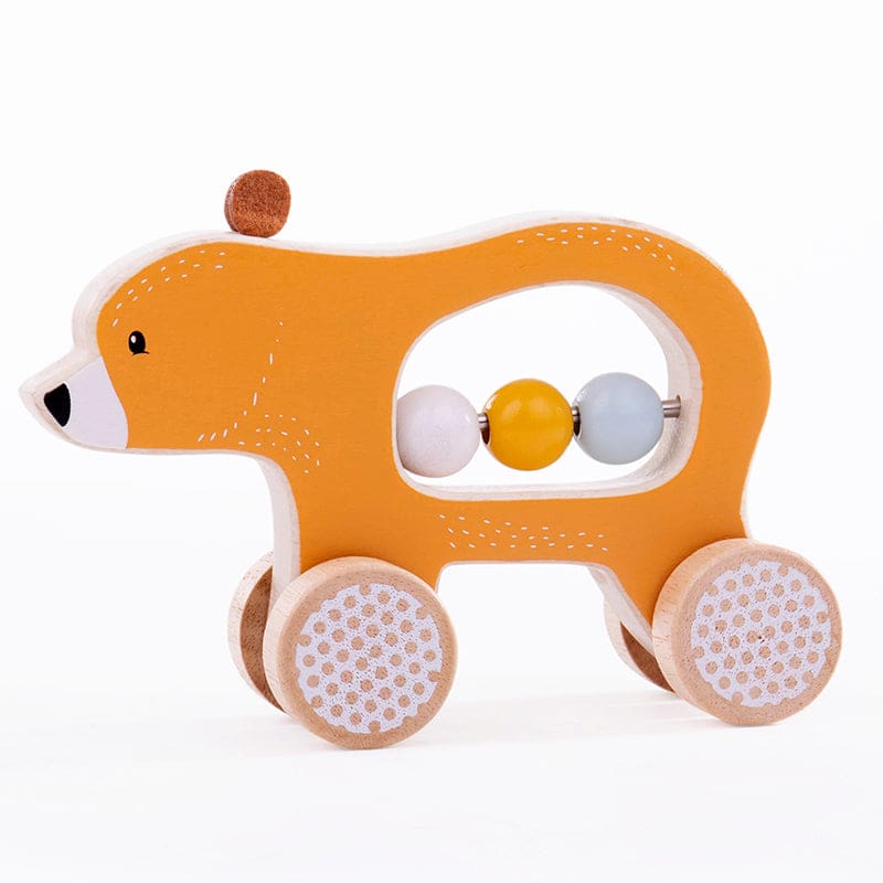 Push Along Bear - Toys - Bigjigs Toys