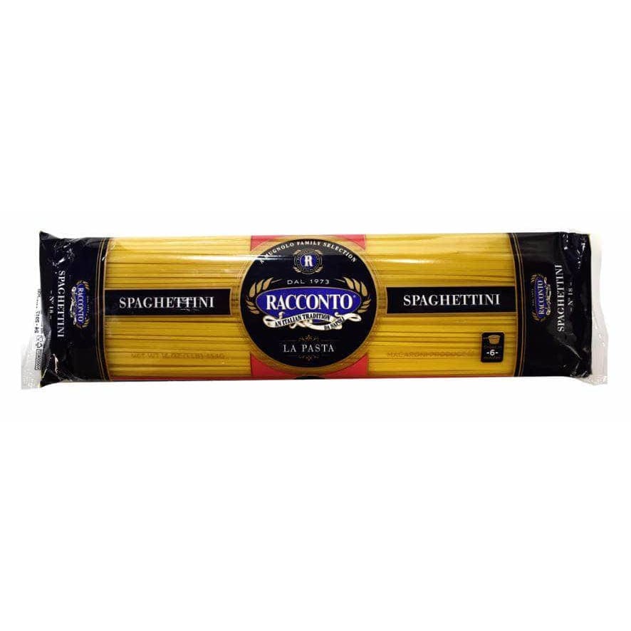 RACCONTO Grocery > Meal Ingredients > Noodles & Pasta RACCONTO: Spaghettini Pasta, 16 oz