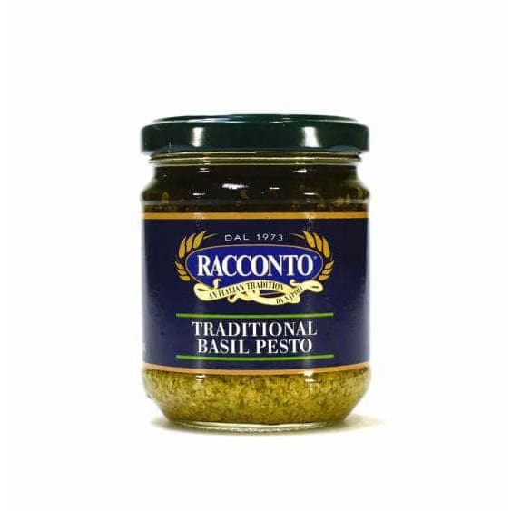 RACCONTO Grocery > Meal Ingredients > Sauces RACCONTO: Traditional Basil Pesto Sauce, 6.3 oz