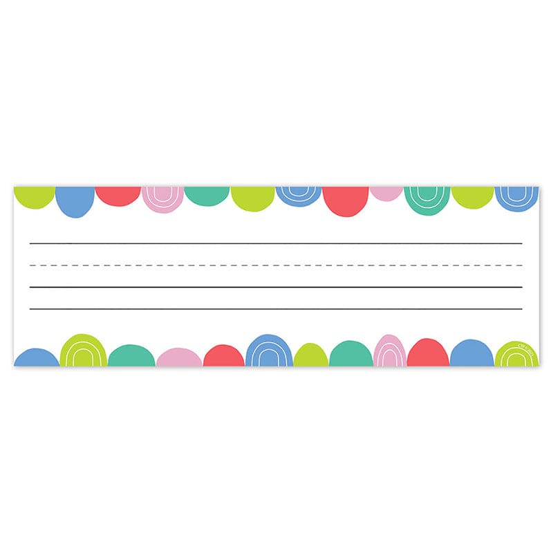 Rainbow Drops Name Plates 36Pk (Pack of 10) - Name Plates - Creative Teaching Press