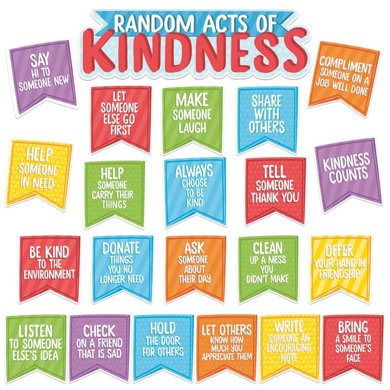 Random Acts Of Kindness Mini Bb Set A Teachable Town (Pack of 6) - Motivational - Eureka