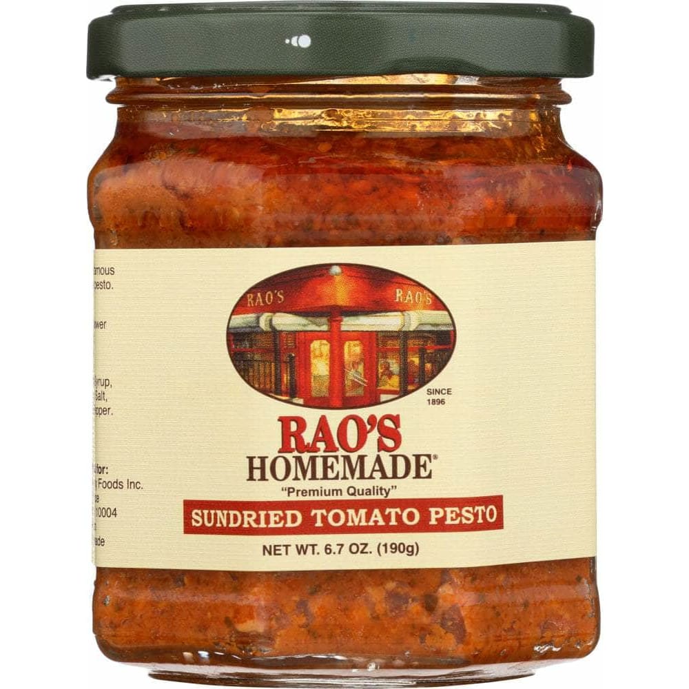 RAOS Grocery > Pantry > Pasta and Sauces RAOS: Sun Dried Tomato Pesto, 6.7 oz