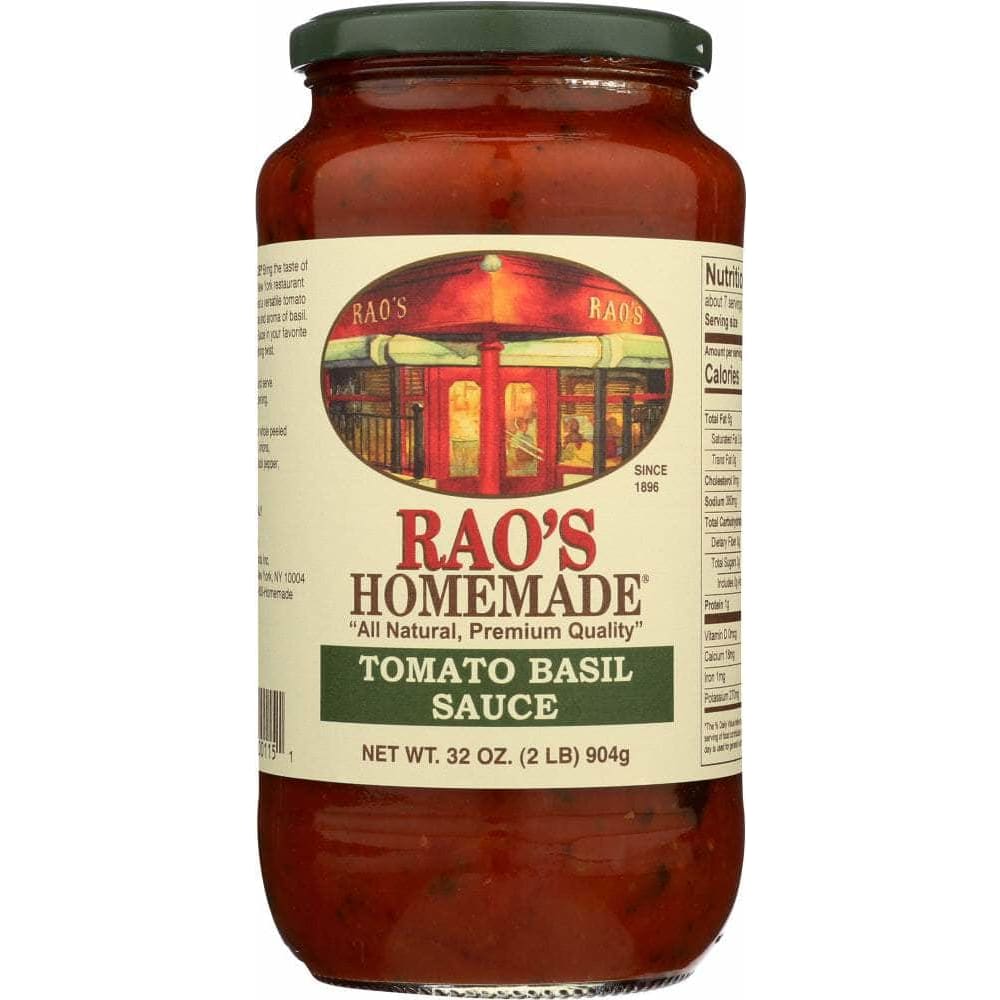 RAOS Grocery > Pantry > Pasta and Sauces RAOS: Tomato Basil Sauce, 32 oz