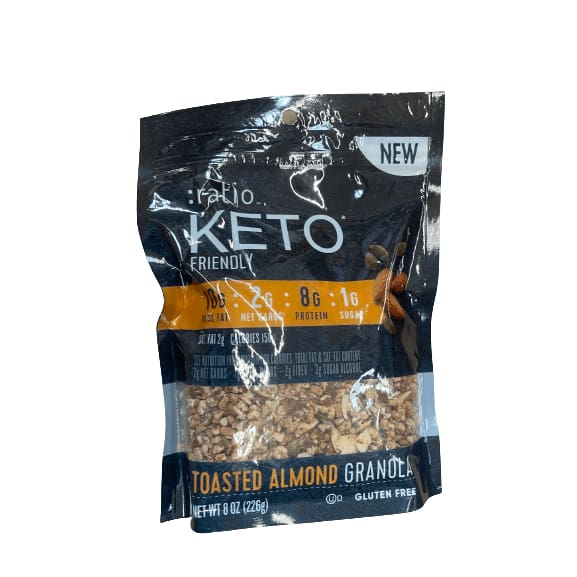 :ratio :ratio Keto Granola Toasted Almond 8 oz. Pouch