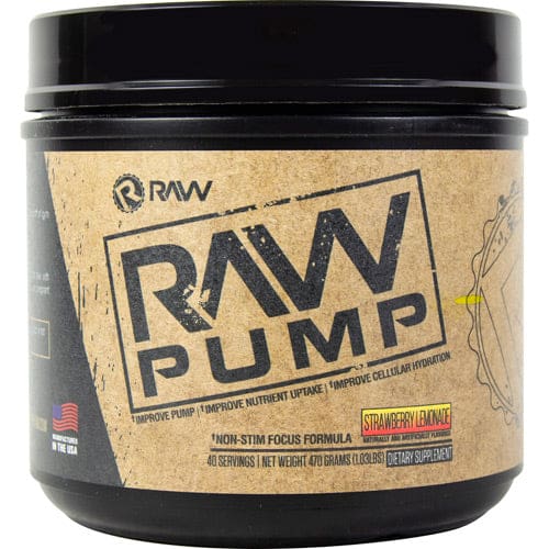 Raw Nutrition Raw Pump Strawberry Lemonade 470 g - Raw Nutrition