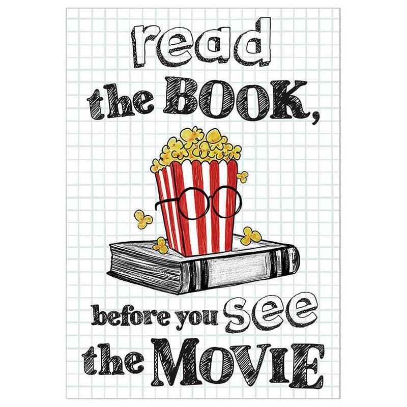 Read Book Before The Movie Poster (Pack of 12) - Classroom Theme - Eureka