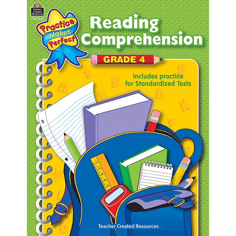 Reading Comprehension Gr 4 Practice Makes Perfect (Pack of 10) - Comprehension - Teacher Created Resources