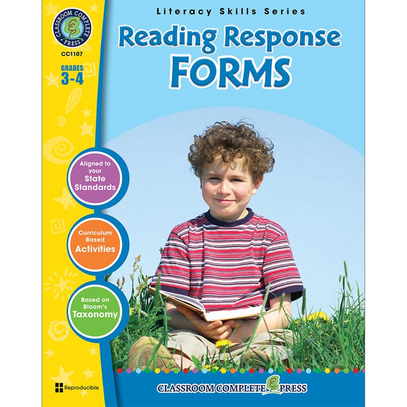 Reading Response Forms Grs 3-4 (Pack of 2) - Reading Skills - Classroom Complete Press