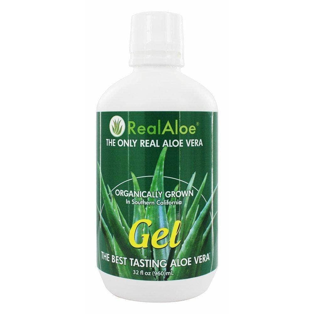 REAL ALOE Real Aloe Organically Grown Aloe Vera Gel, 32 Oz