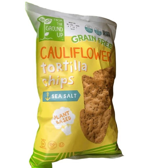 Real Food From The Ground Up Cauliflower Tortilla Chips, 10 oz - ShelHealth.Com