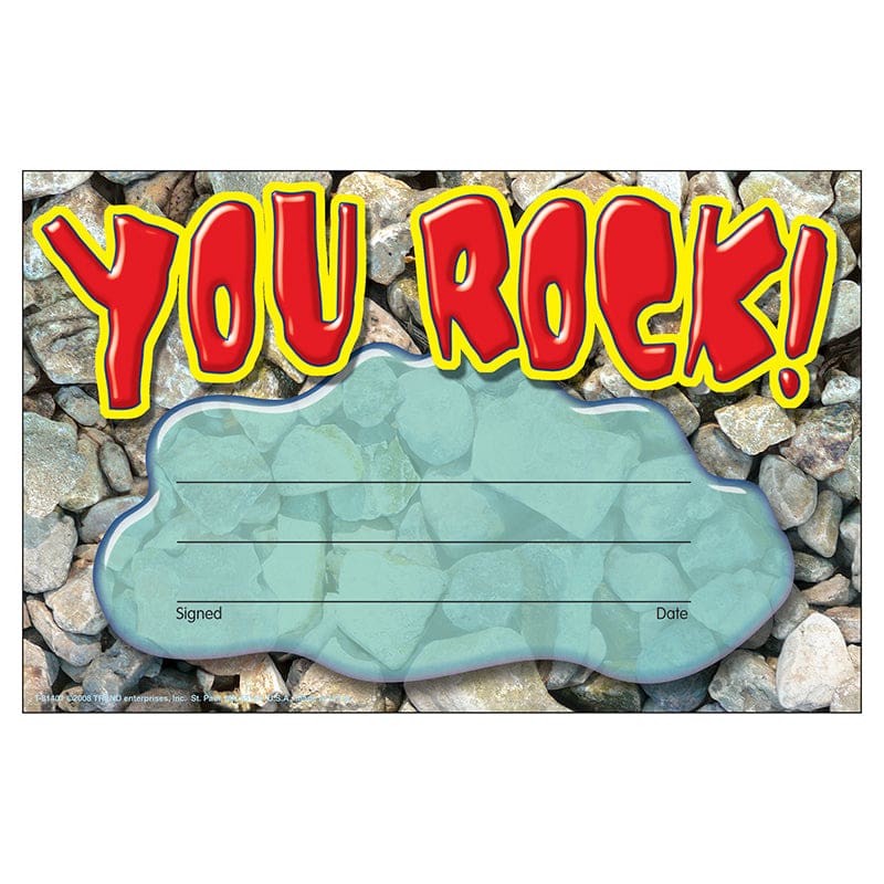 Recognition Awards You Rock (Pack of 8) - Awards - Trend Enterprises Inc.