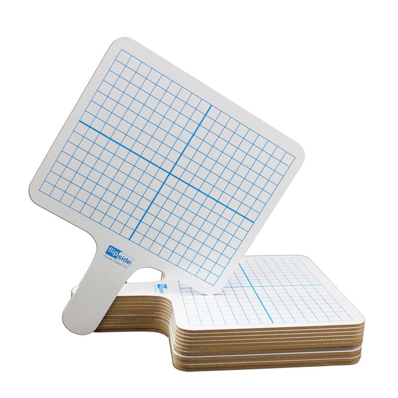 Rectangle Graph Answer Paddle 12/Pk Dry Erase - Dry Erase Boards - Flipside