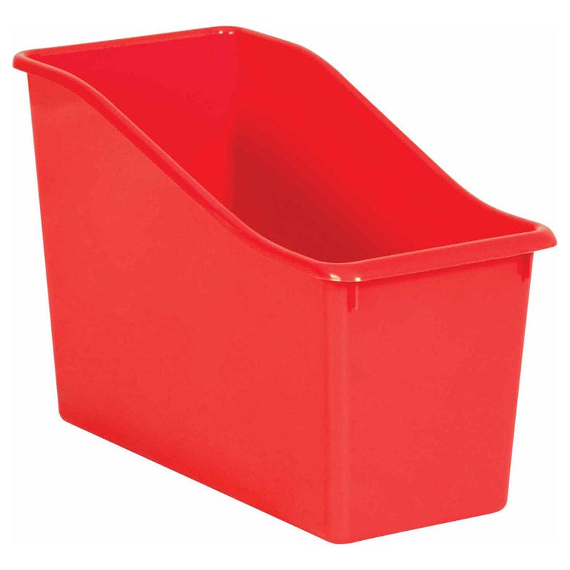 Red Plastic Book Bin (Pack of 10) - Storage Containers - Teacher Created Resources