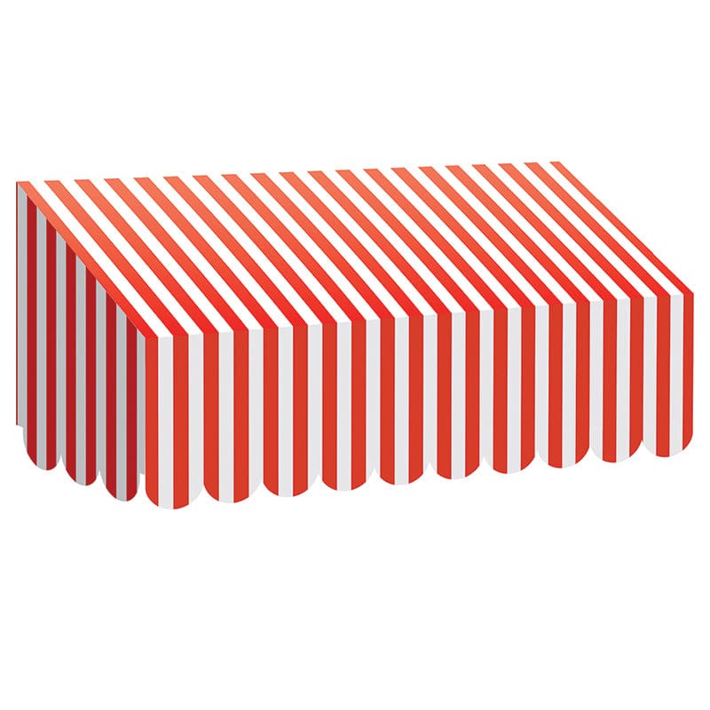 Red & White Stripes Awning (Pack of 6) - Banners - Teacher Created Resources