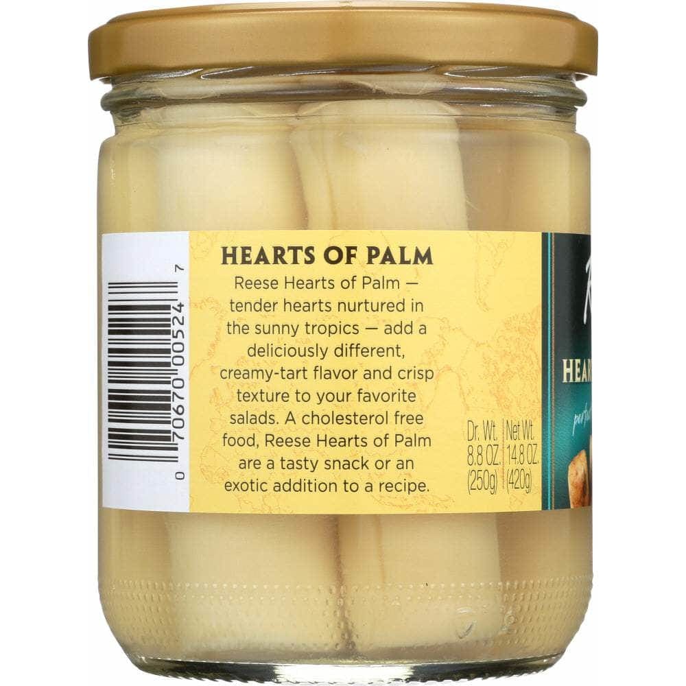 Reese Reese Hearts of Palm in Glass, 14.5 oz