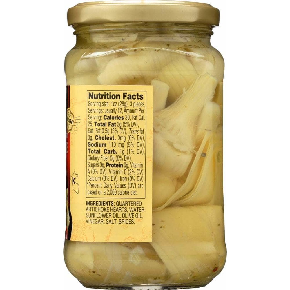 Reese Reese Quartered Marinated Artichoke Hearts, 12 Oz