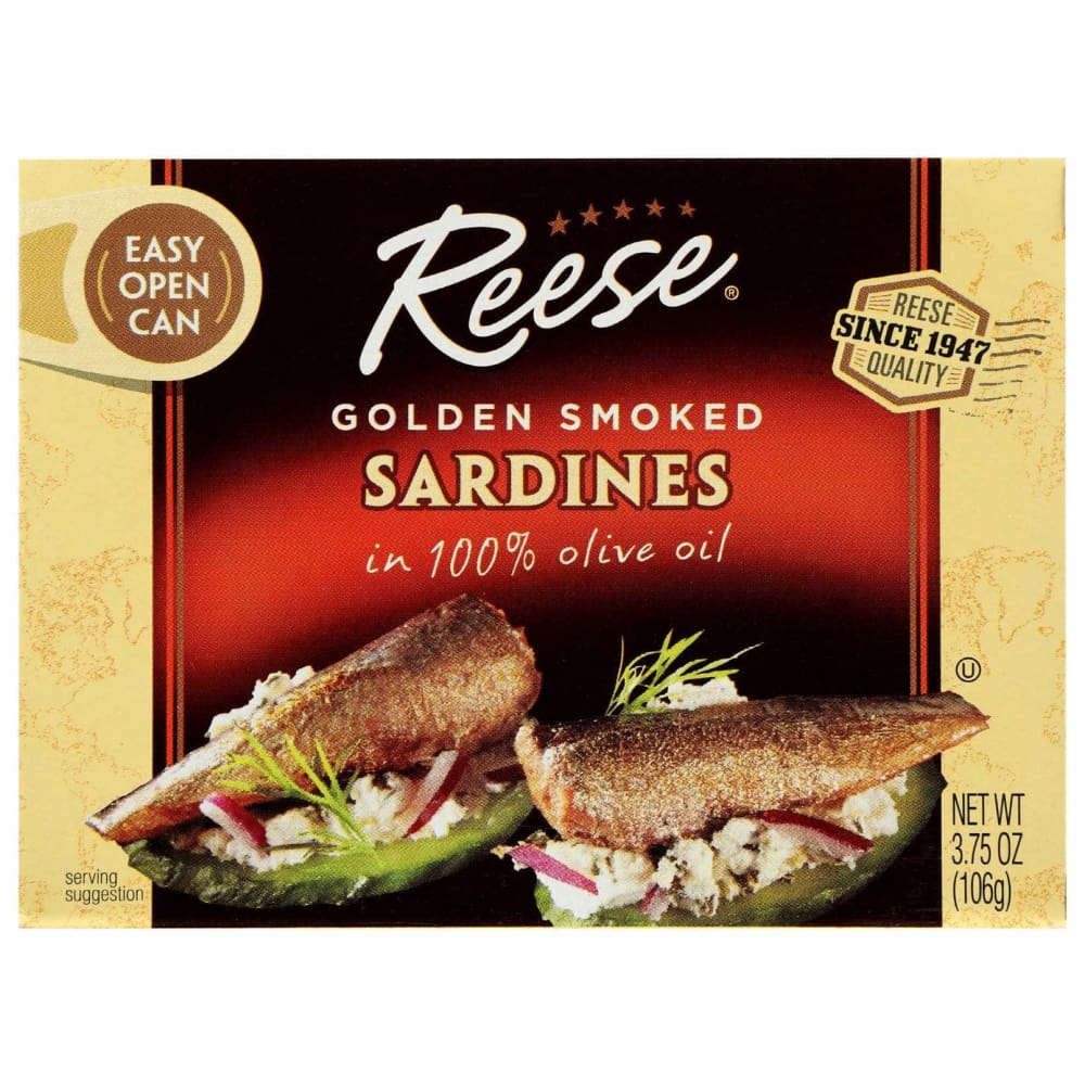 REESE REESE Sardine Smkd Olive Oil, 3.75 oz