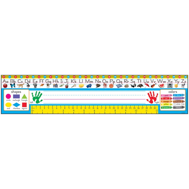 Reference Size Name Plates Gr Pk-1 Zaner-Bloser Desk Toppers 36Pk (Pack of 6) - Name Plates - Trend Enterprises Inc.