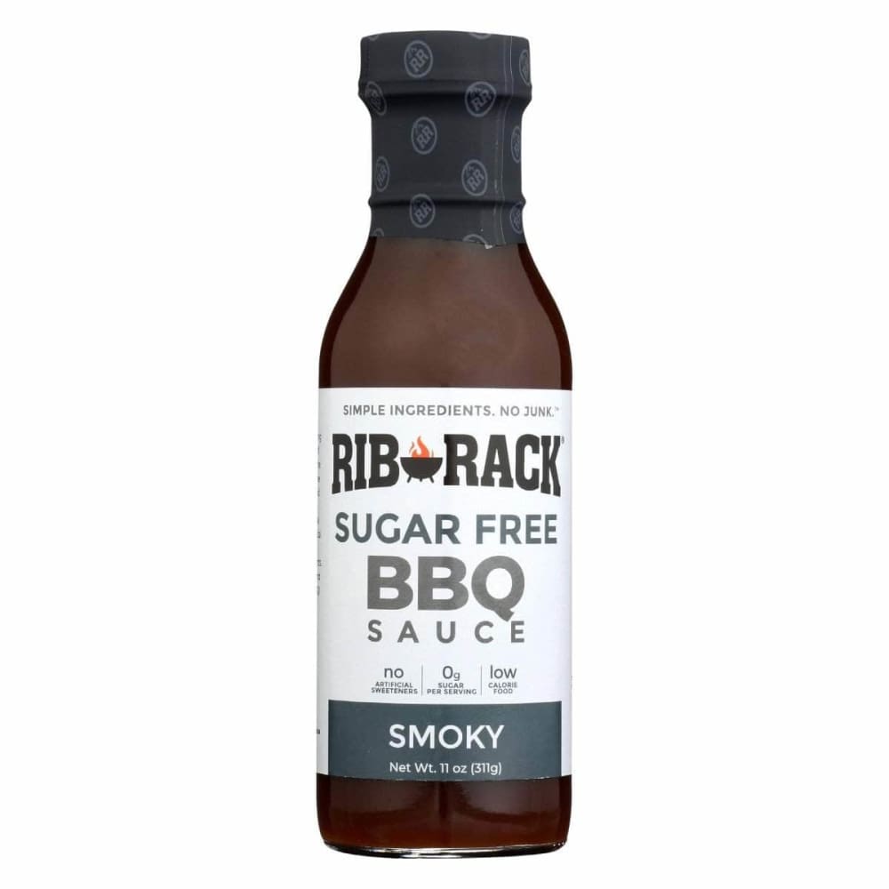 RIB RACK Rib Rack Sauce Bbq Smoky Sf, 11 Oz