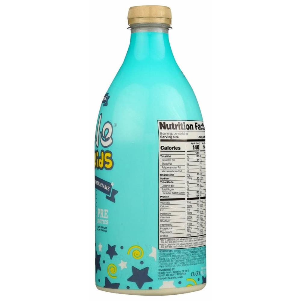 RIPPLE Grocery > Refrigerated RIPPLE: Original Kids Plant Based Milk, 48 oz