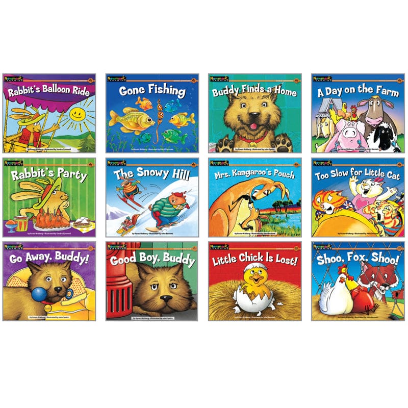 Rising Readers Animal Adventures Leveled Book Set 12 Titles - Leveled Readers - Newmark Learning