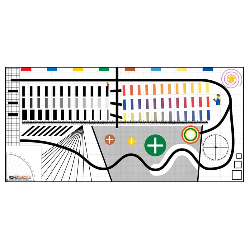 Robotics Challenge Mat Genrl Skills Mat Fll Size - Science - Geyer Instructional Products